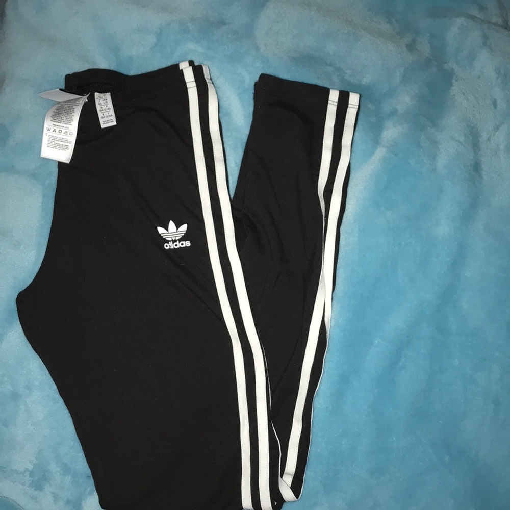 Adidas 3 stripe leggings